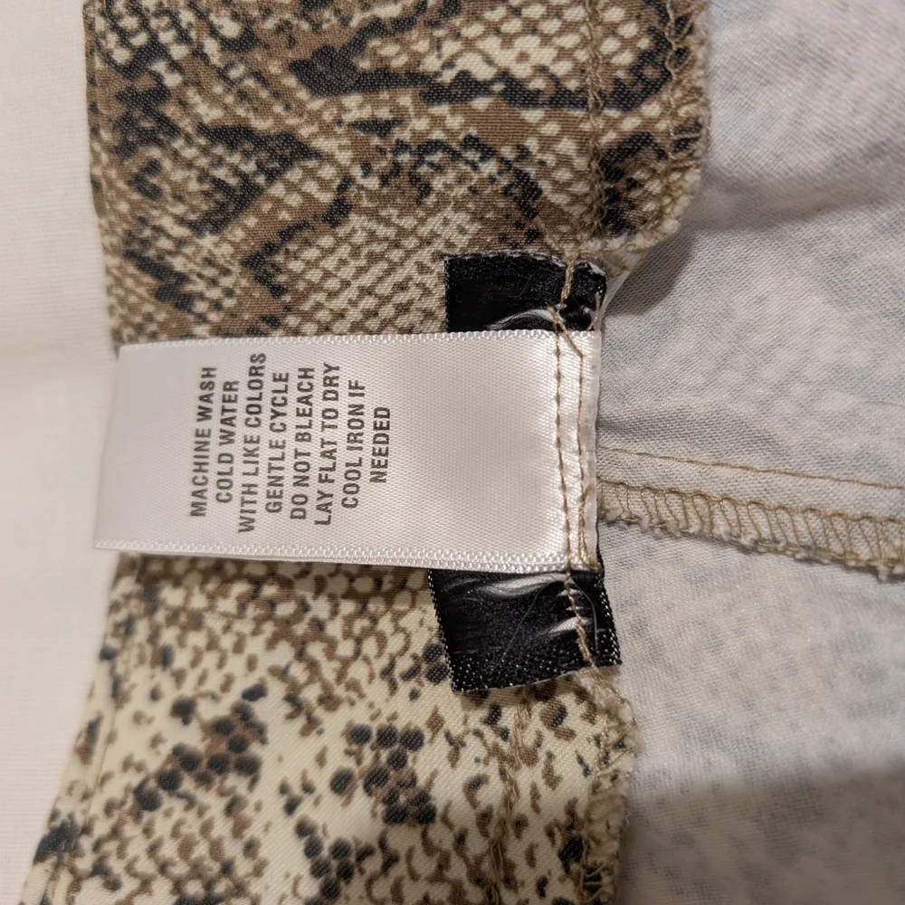 Pre-owned Joe B Beige and Brown Patterned Pants - Picture 7 of 7